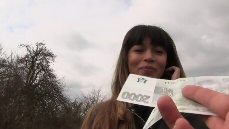Close up POV video with Mona Kim being fucked by a stranger