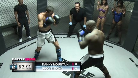 Stacy Adams Hops On The Winners Cock In The MMA Cage And Swallows His Cum - 4K Ultra HD